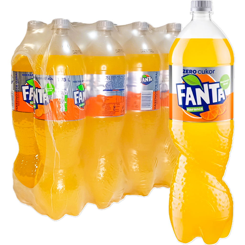 Fanta narancs zéro 1,75l karton