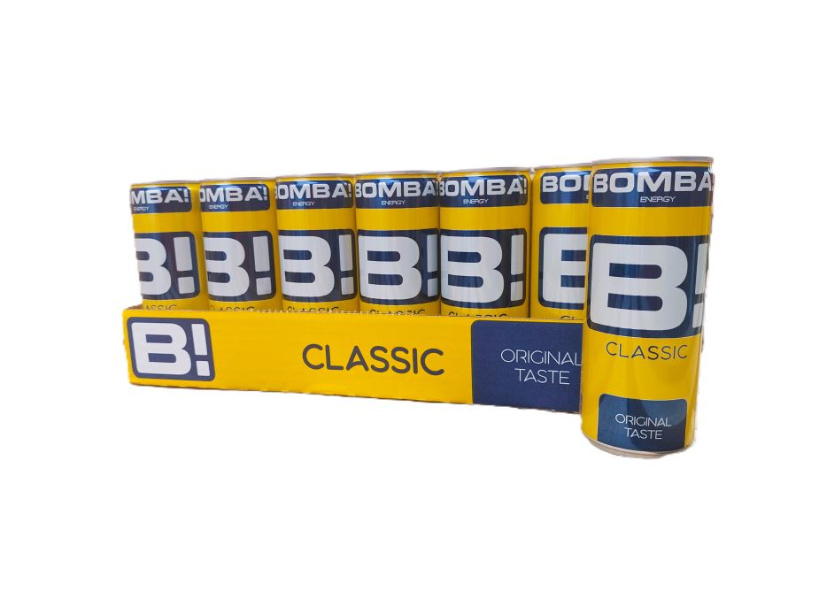 bomba 250ml tálcás